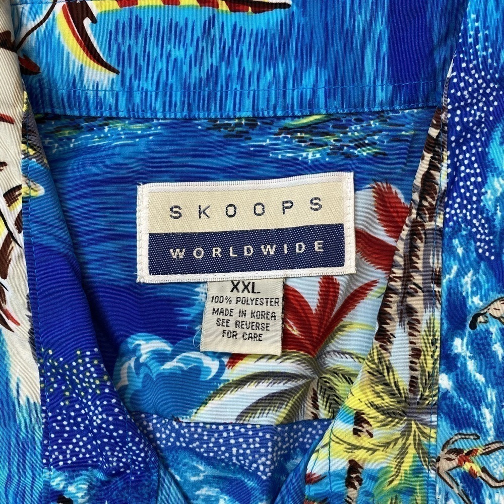 SKOOPS XXL HAWAIIAN STYLE SHIRT - Picture 4 of 7